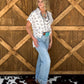 Branded Button-Up Top