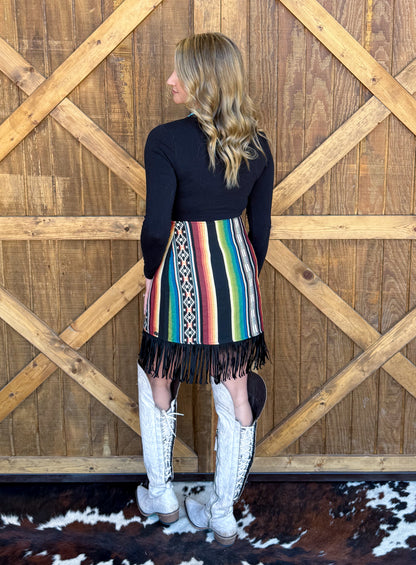 The Serape Wrap Skirt