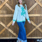 Wild & Western Sweater *Teal