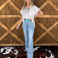 Branded Button-Up Top