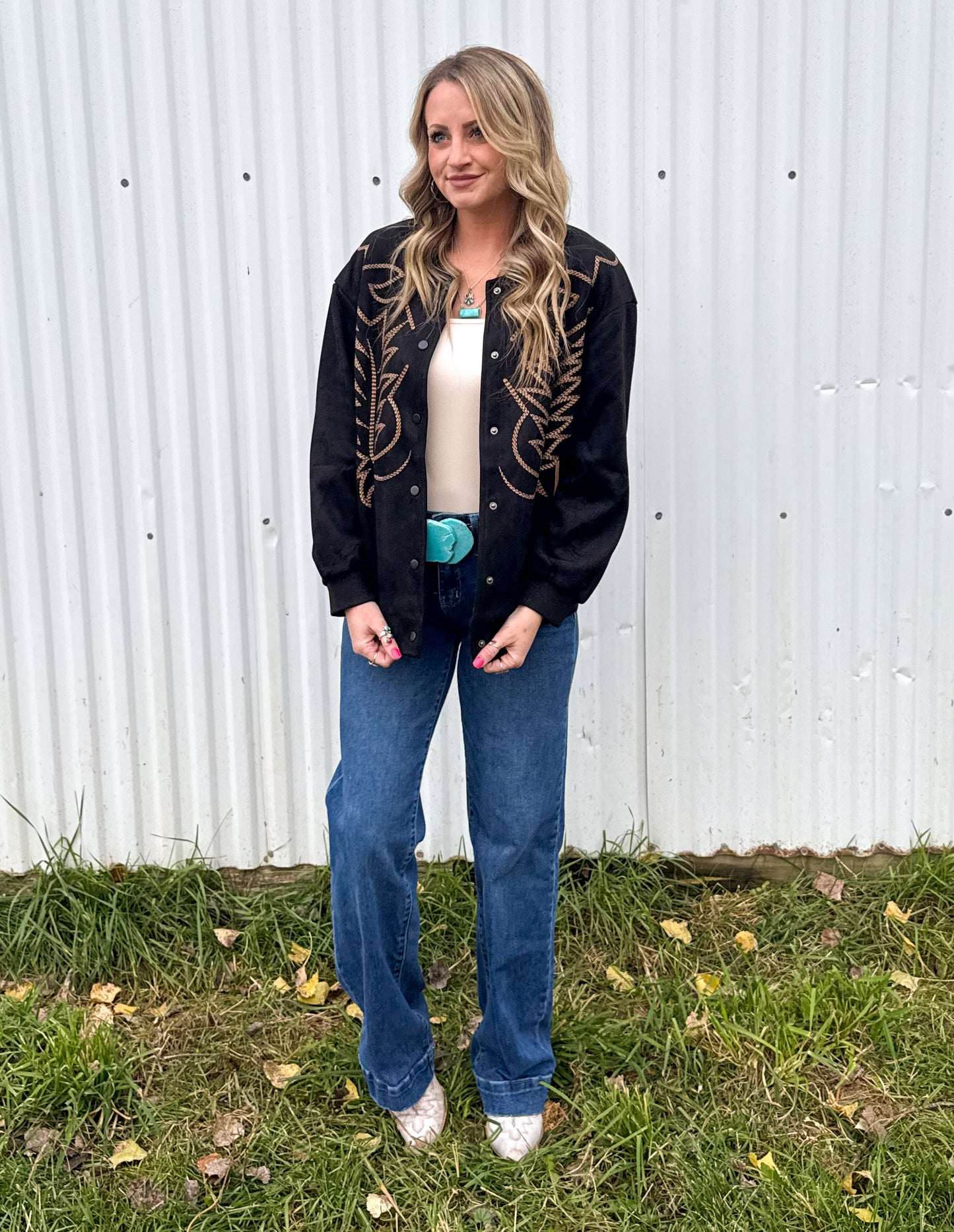 Boot Stitch Bomber Jacket