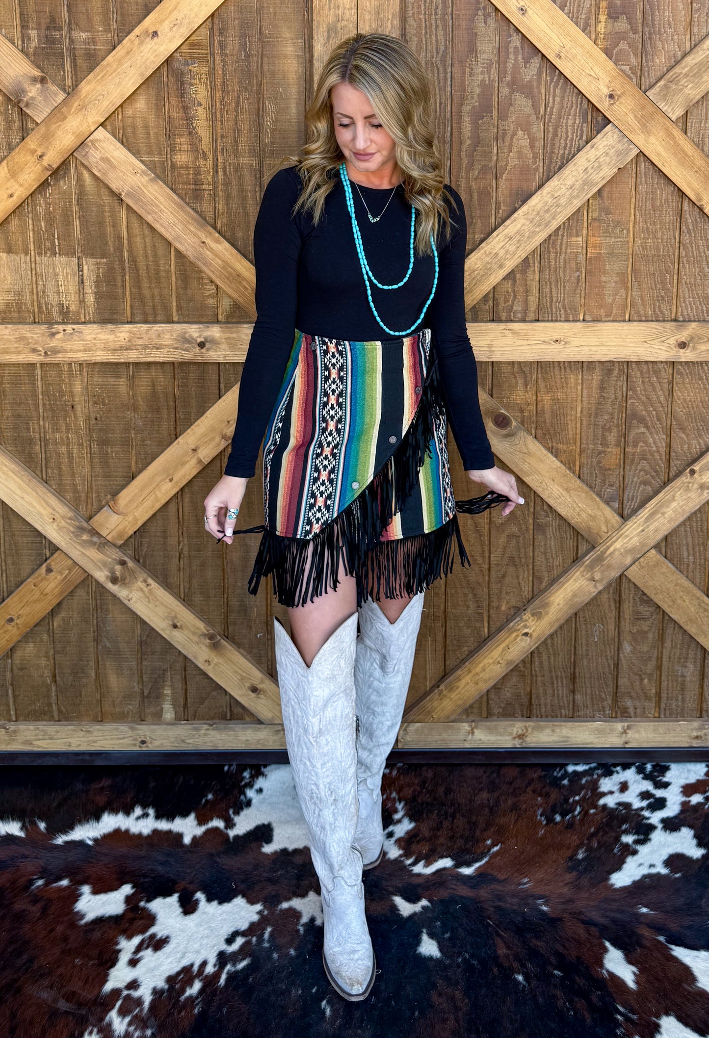The Serape Wrap Skirt
