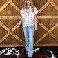 Branded Button-Up Top