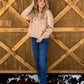 Galloping Horses Embroidered Pullover