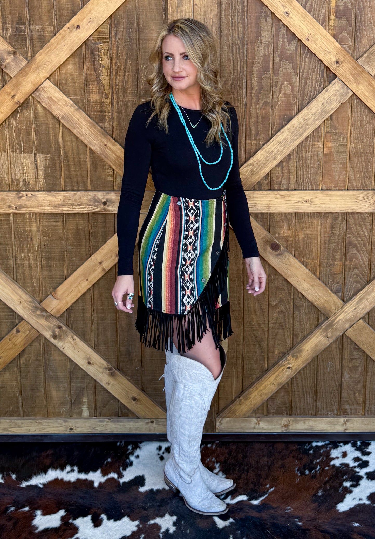 The Serape Wrap Skirt