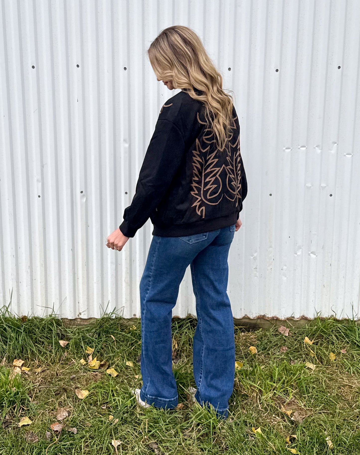 Boot Stitch Bomber Jacket