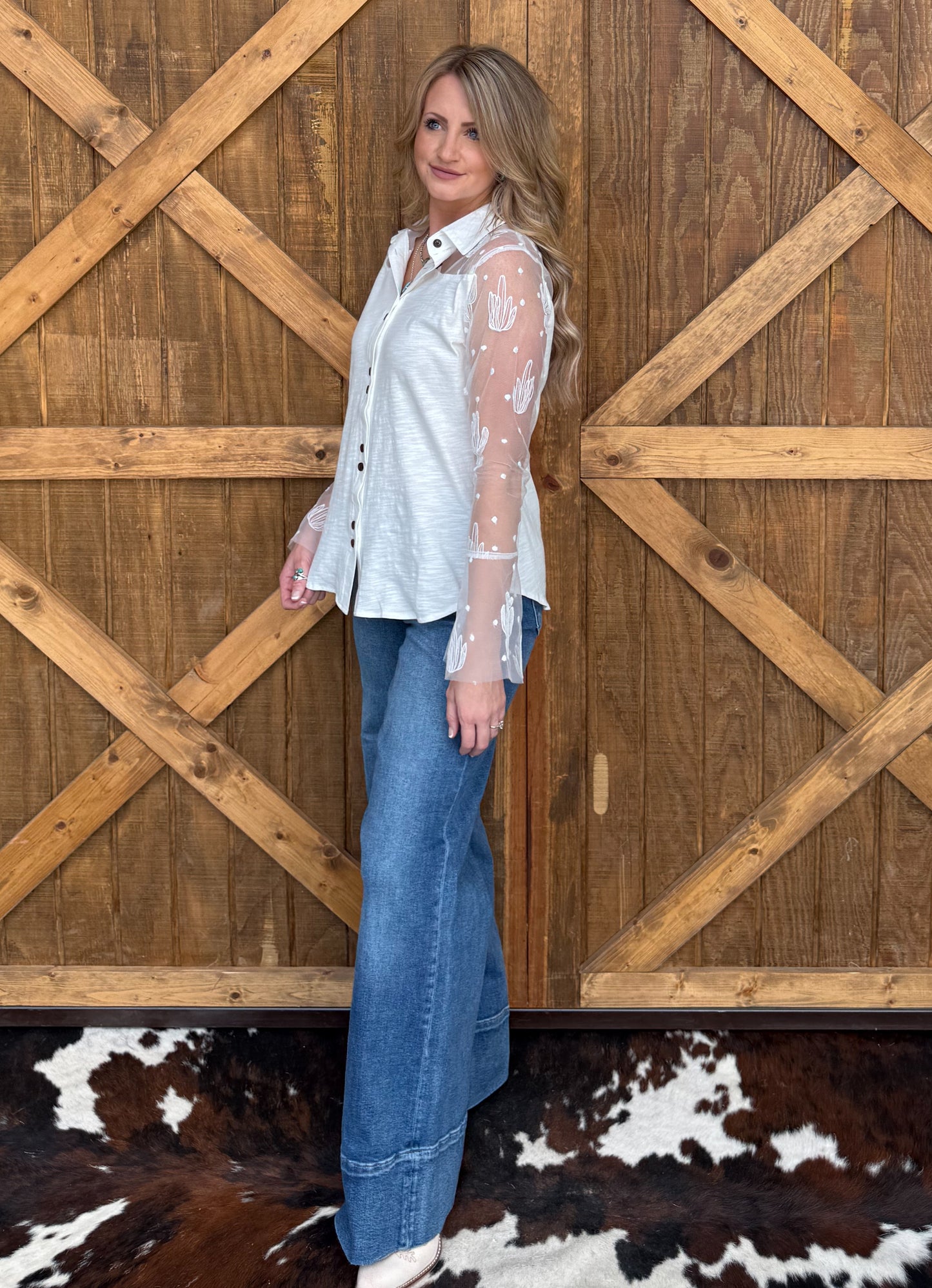 Dressy Cactus Blouse