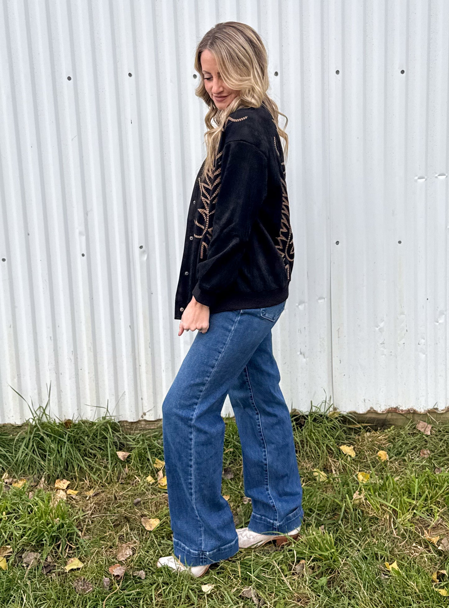 Boot Stitch Bomber Jacket