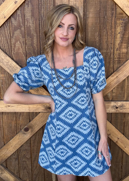 Aztec Waters Dress