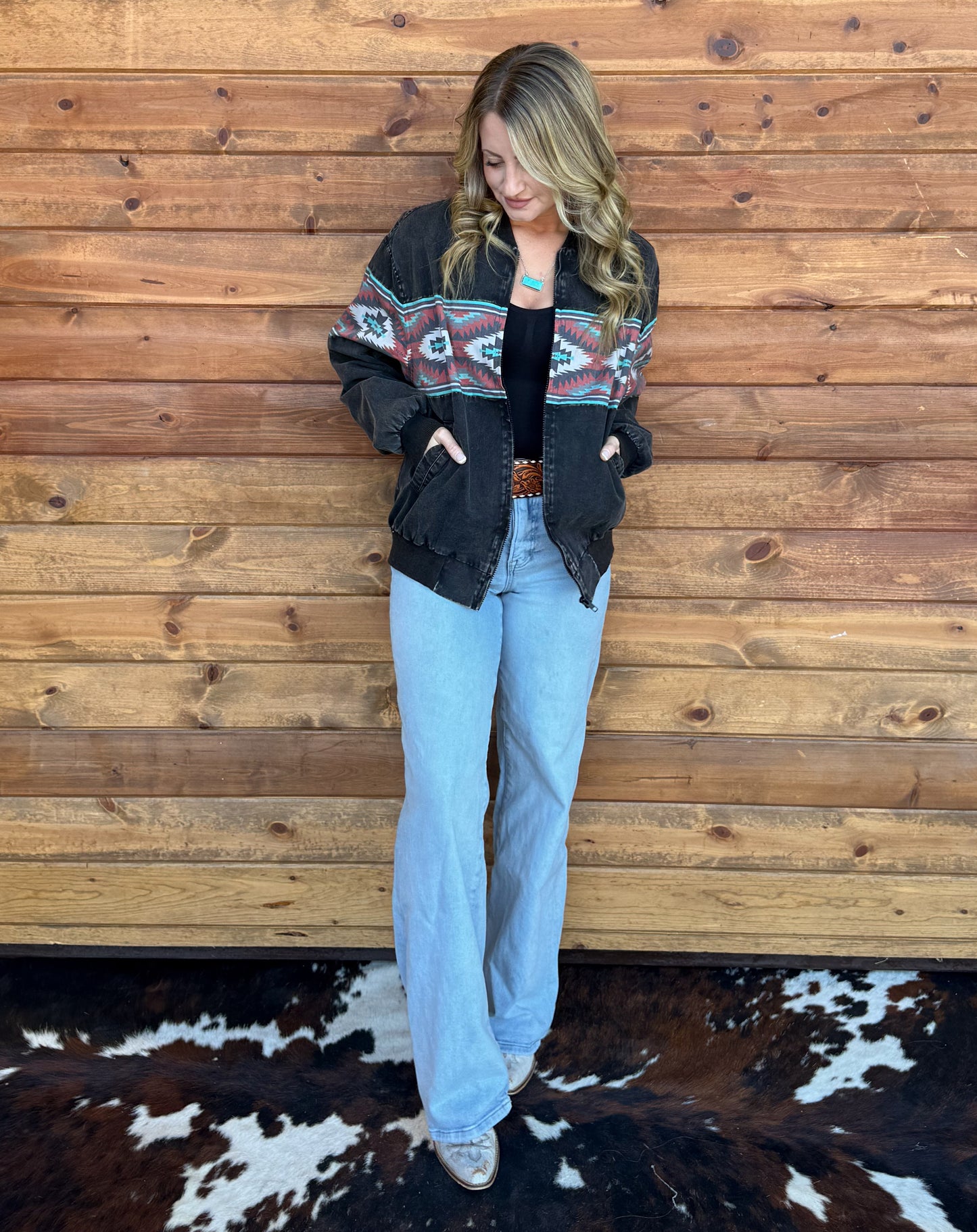 Ninety’s Vibes Bomber Jacket