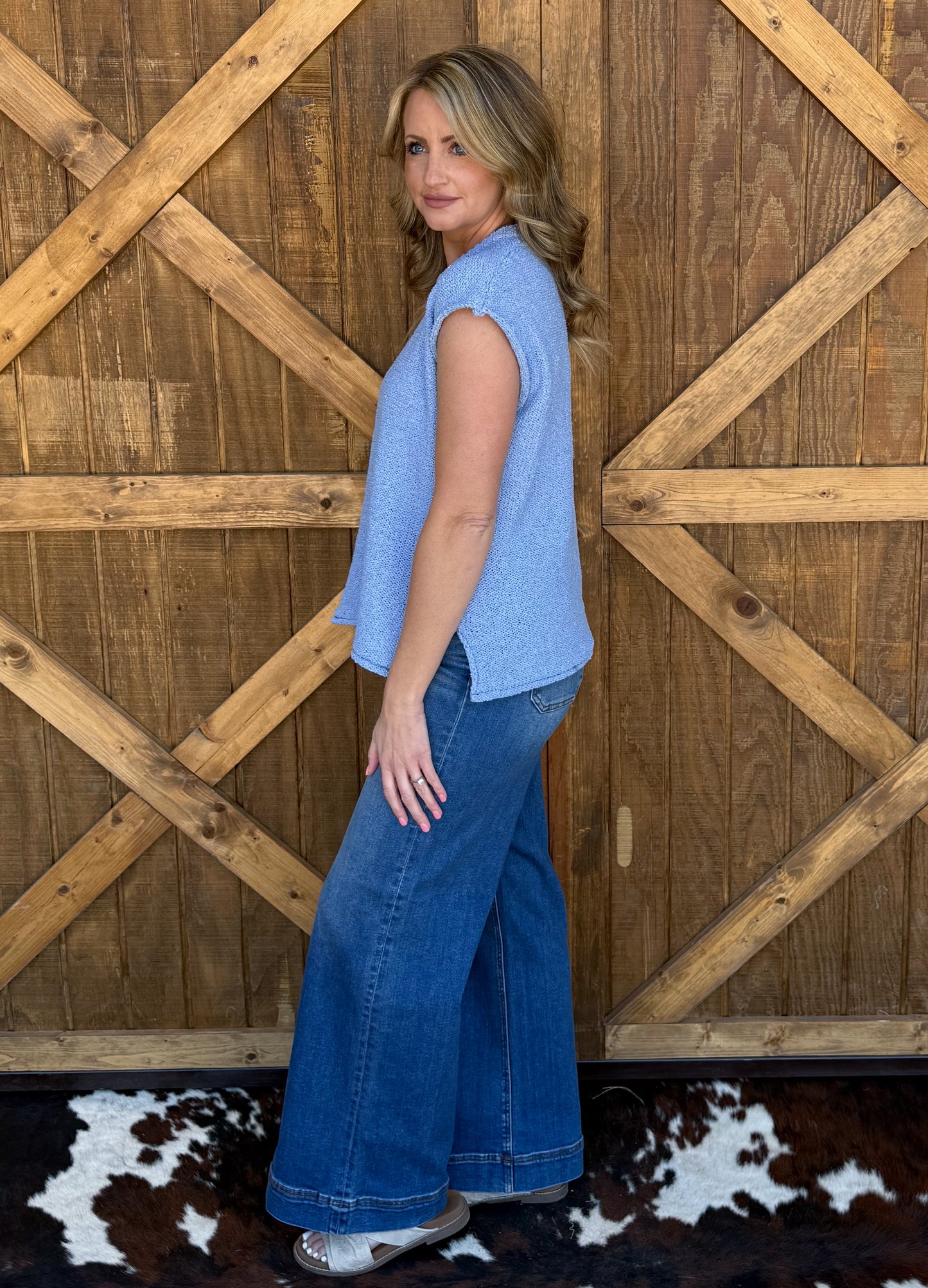 The Mandy Top *Blue