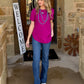 Pecos Plains Top *Magenta