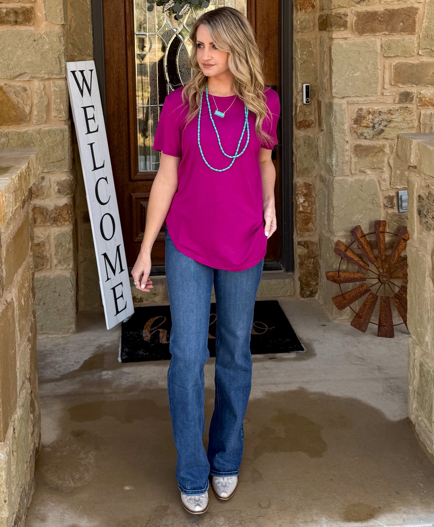 Pecos Plains Top *Magenta