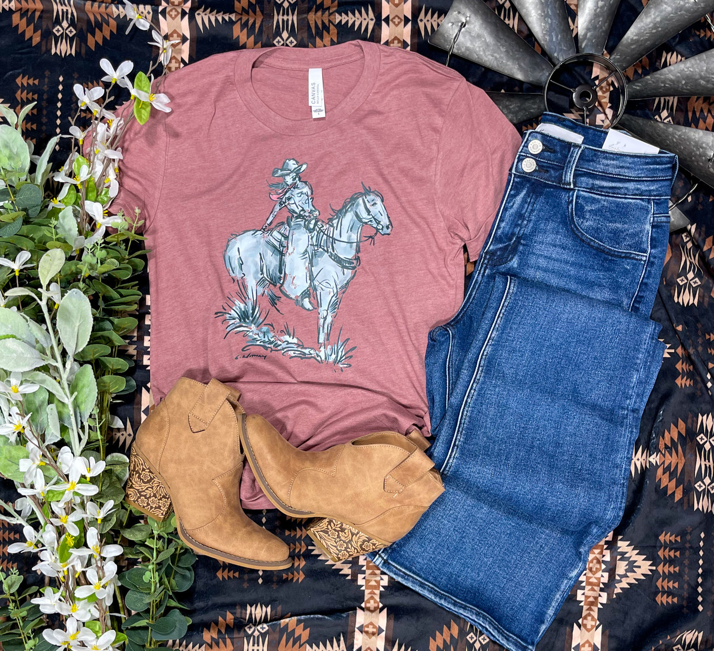 Cowgirl Blues Tee