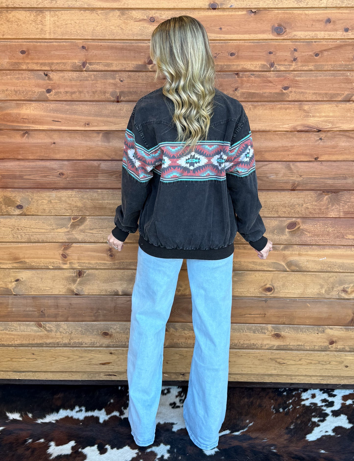 Ninety’s Vibes Bomber Jacket