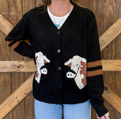 Hereford Cattle Cardigan