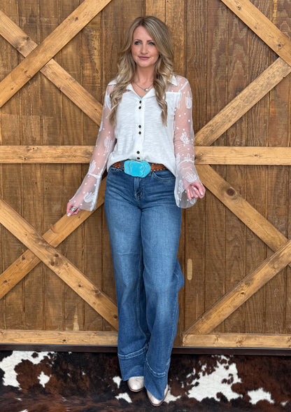 Dressy Cactus Blouse