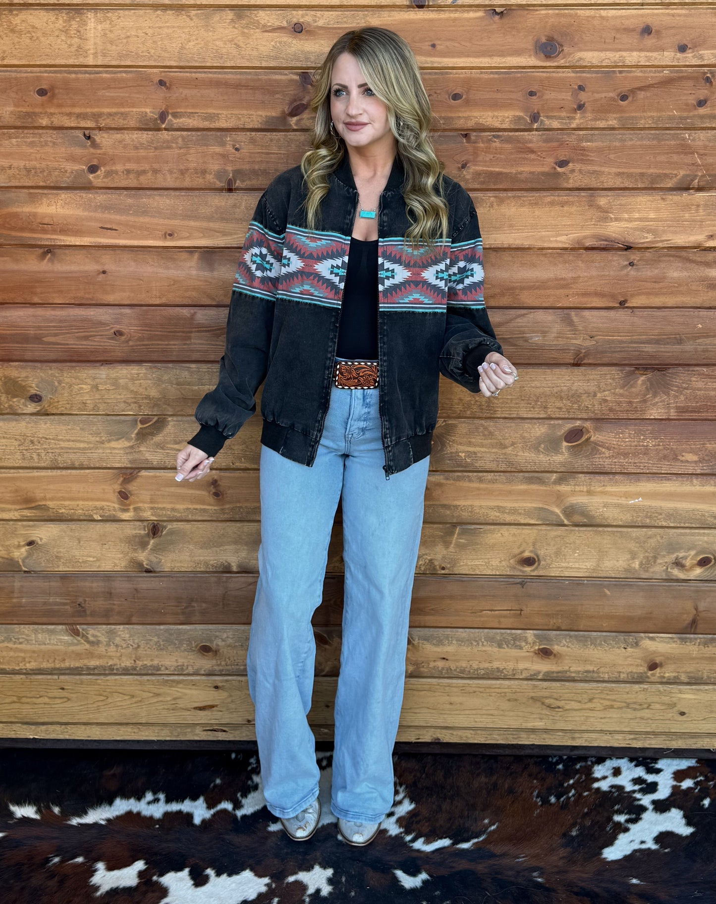 Ninety’s Vibes Bomber Jacket