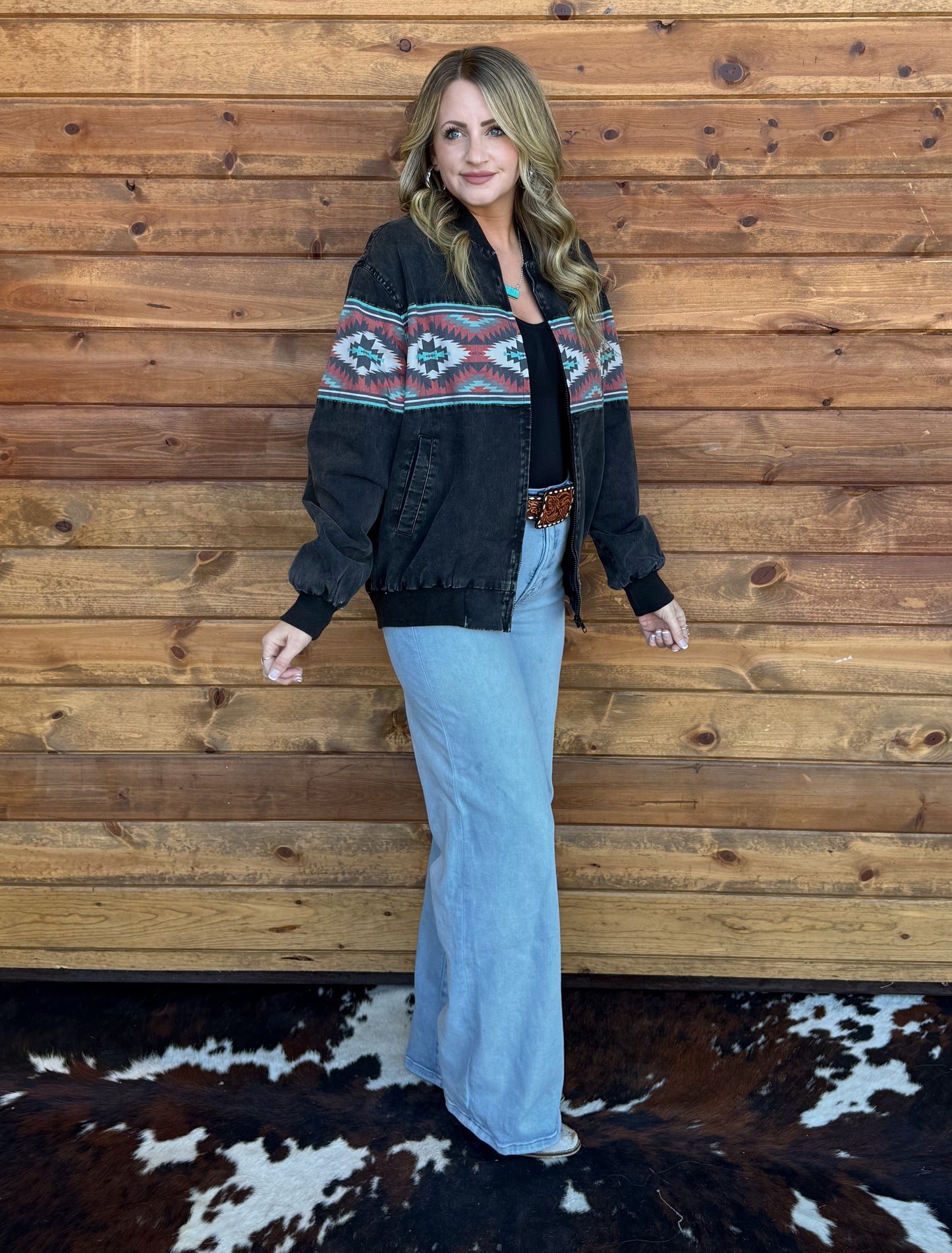 Ninety’s Vibes Bomber Jacket