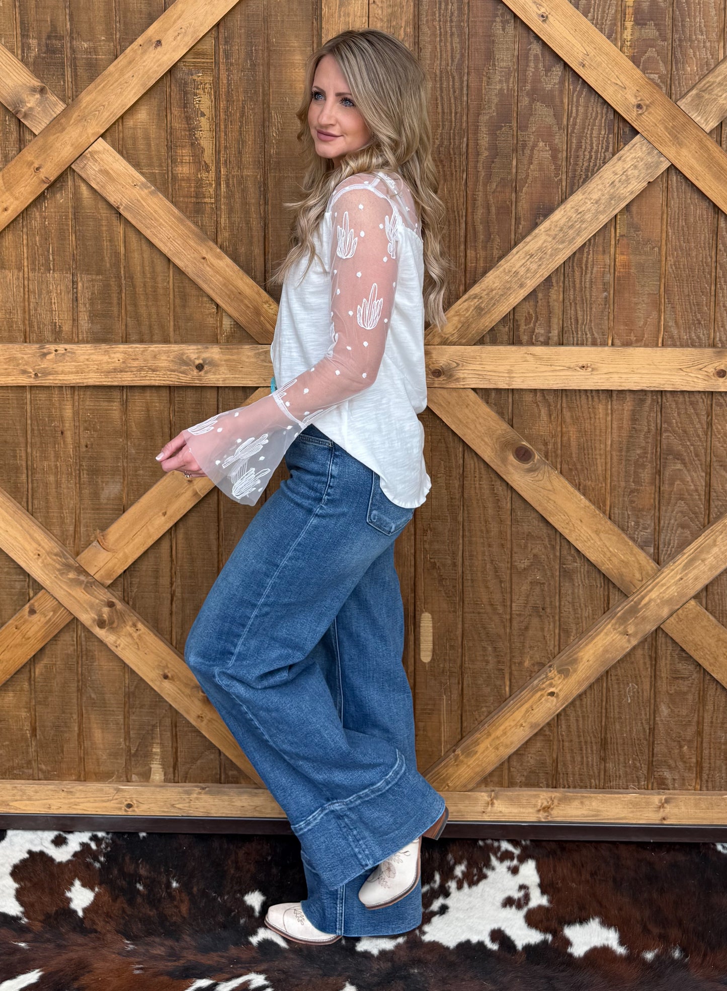 Dressy Cactus Blouse