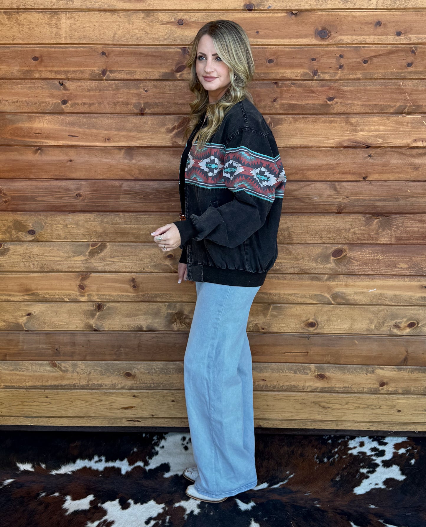 Ninety’s Vibes Bomber Jacket