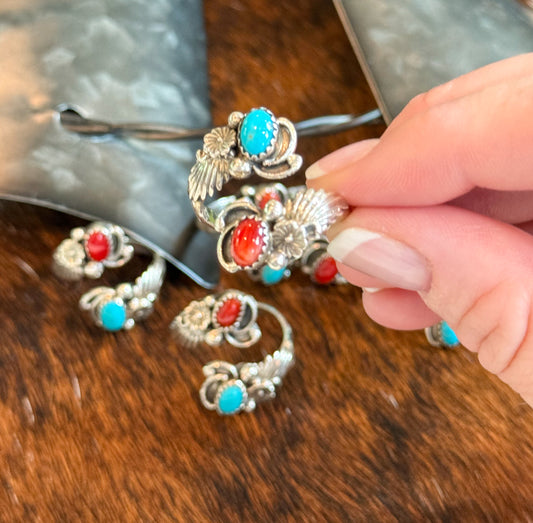 Floral Wrap Ring