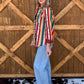 Serape Sunrise Button-Up Top
