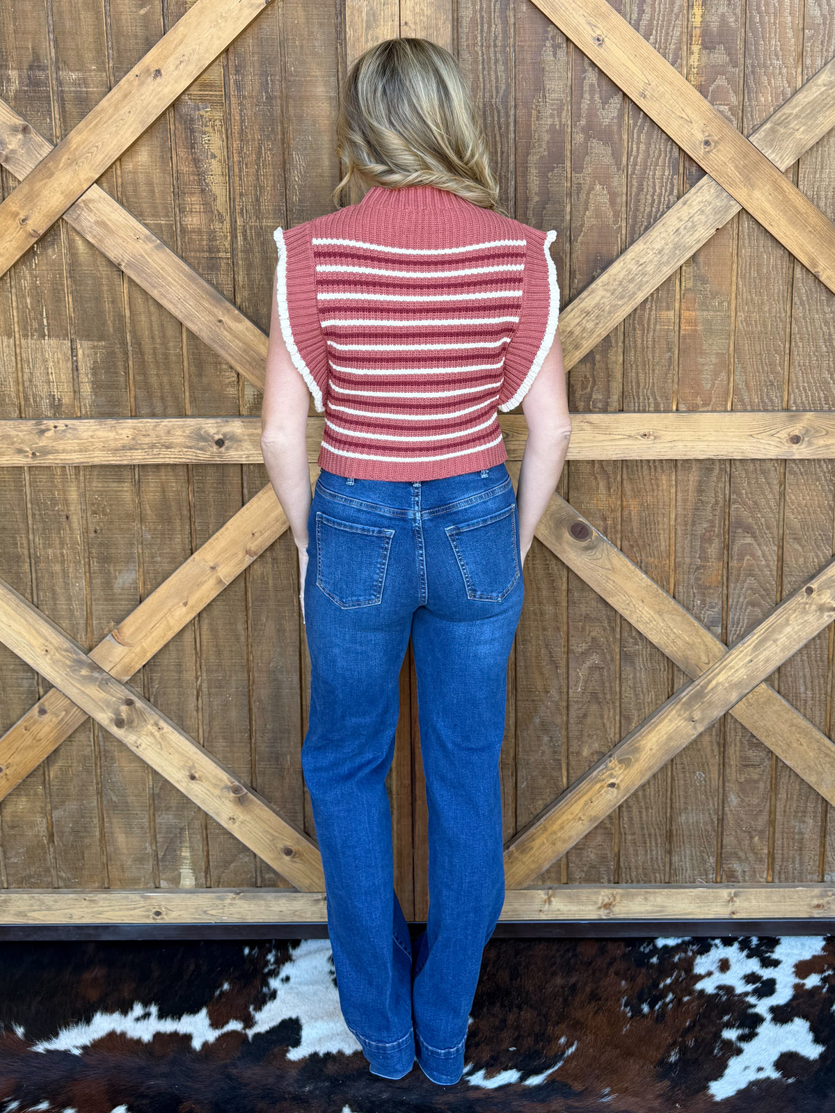 Fall Stripes Knit Top