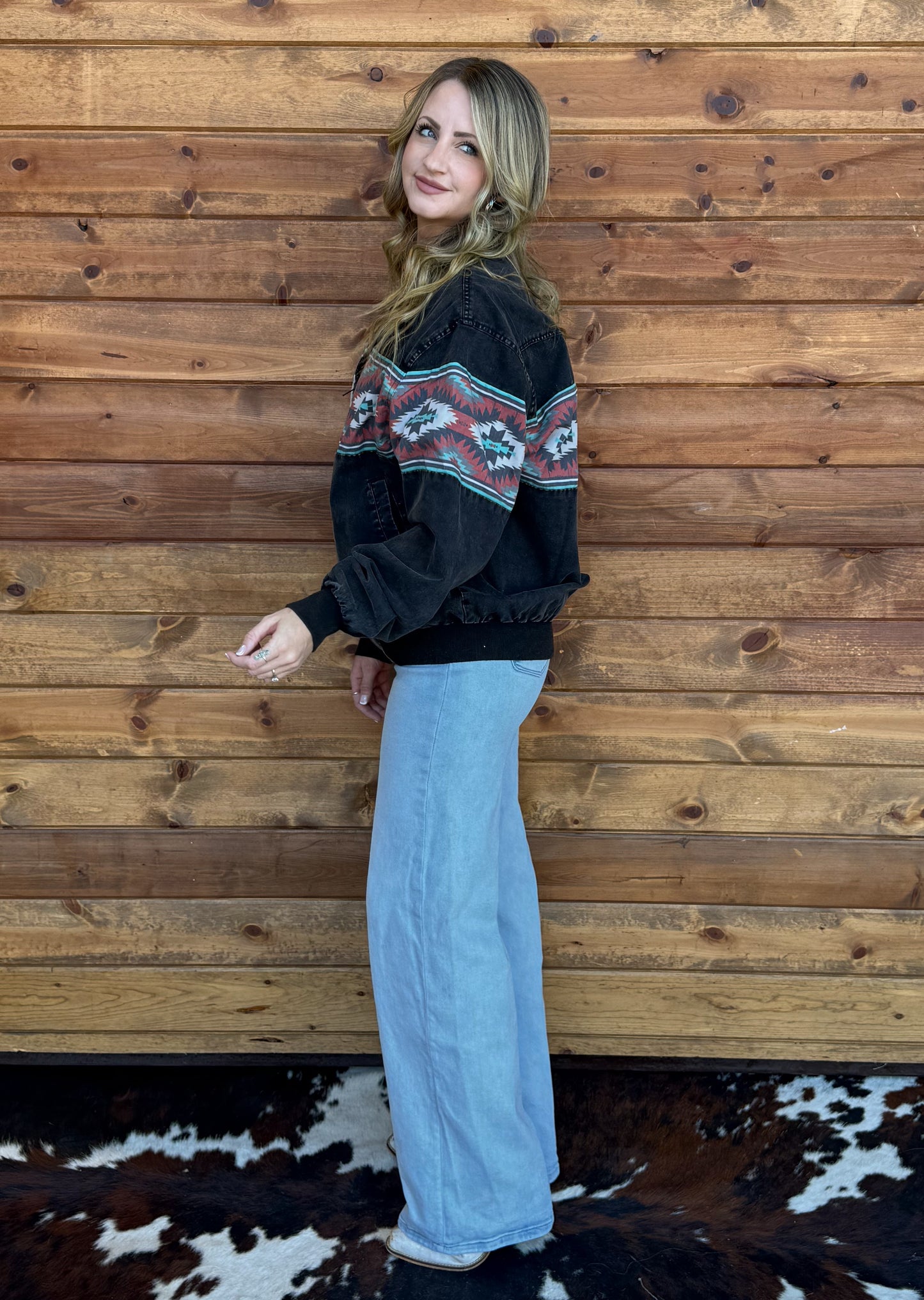 Ninety’s Vibes Bomber Jacket