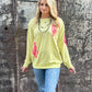 Cactus Rope Embroidered Top/Sweatshirt