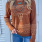 The Longhorn Sweater *Cinnamon