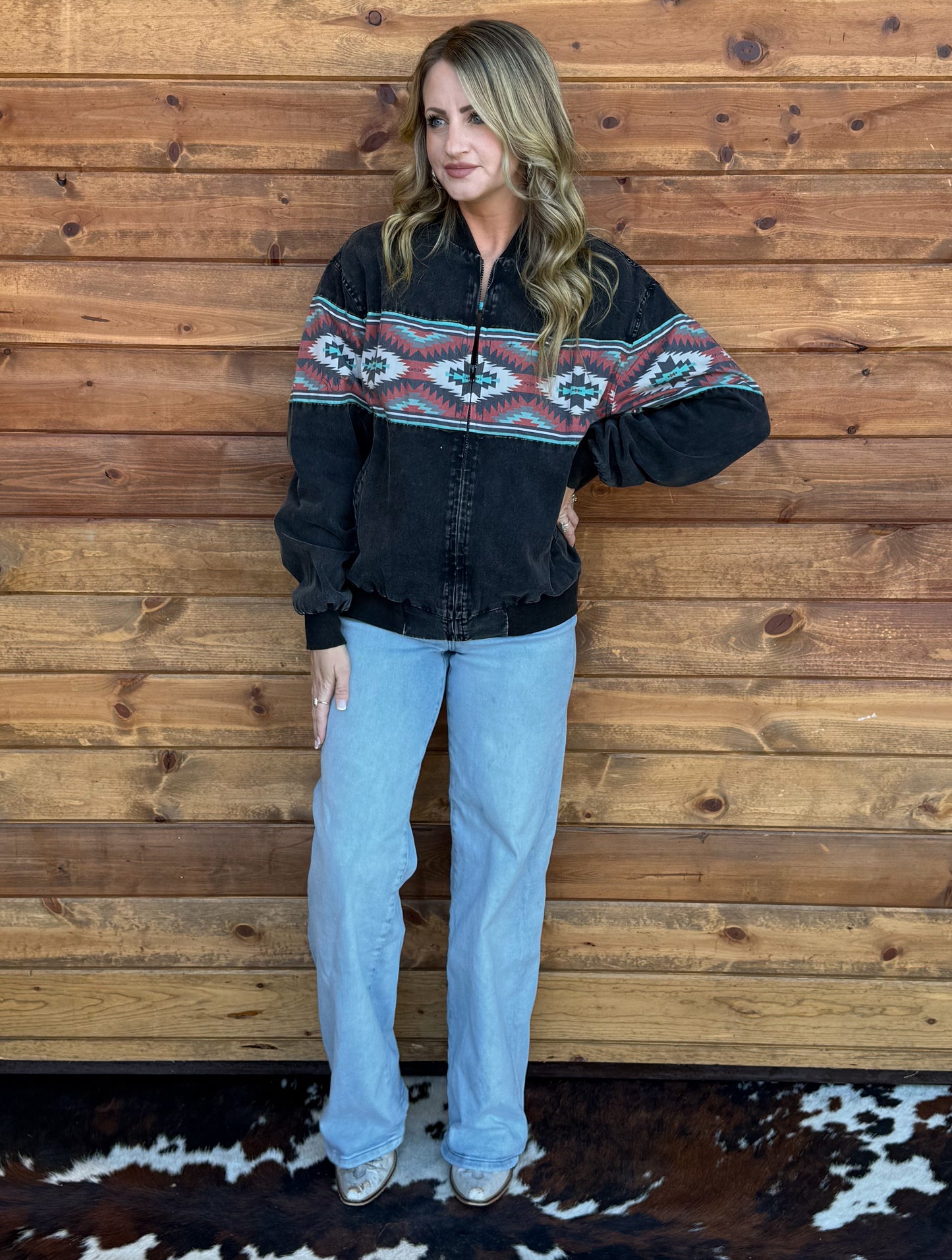 Ninety’s Vibes Bomber Jacket