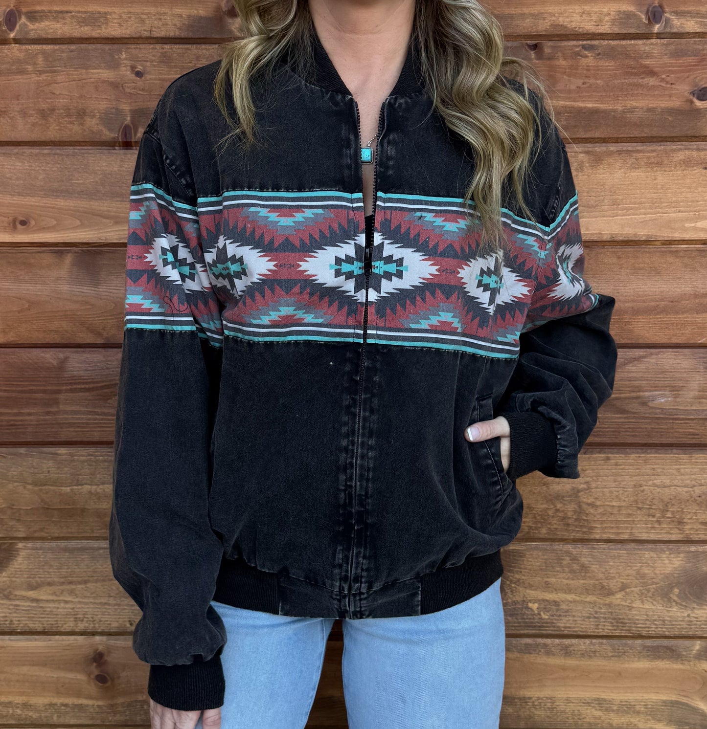 Ninety’s Vibes Bomber Jacket