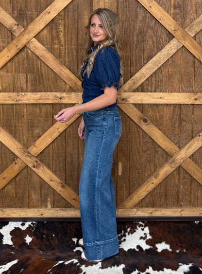 Cowgirl Denim Blouse