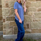 Cloud Basic Free Tee *Denim