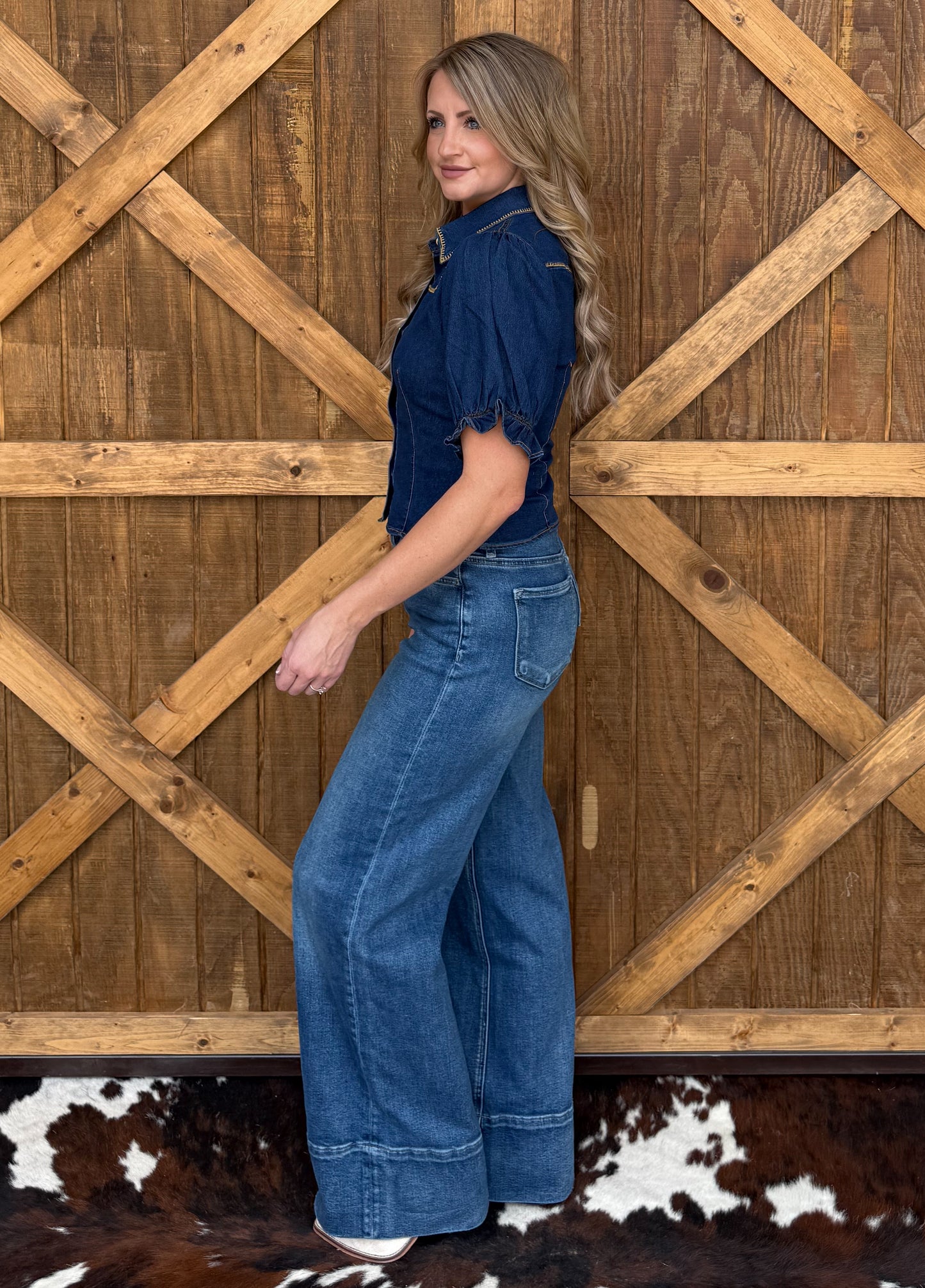 Cowgirl Denim Blouse
