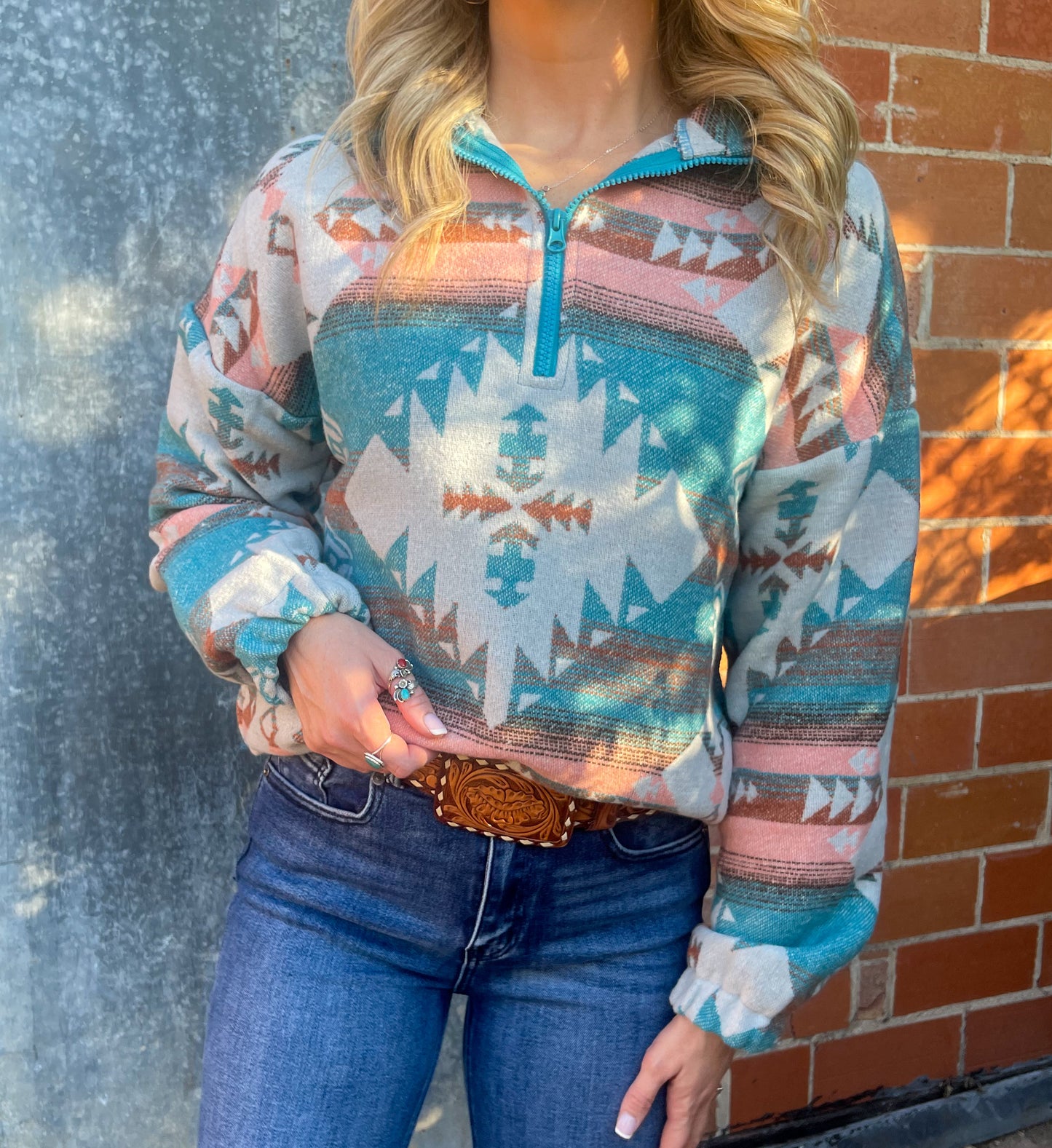 The Wyoming Pullover *Teal