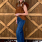 Bella Embroidered Blouse *Camel