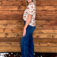 Bucking Horse Button-Up Top