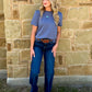 Cloud Basic Free Tee *Denim
