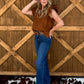 Bella Embroidered Blouse *Camel