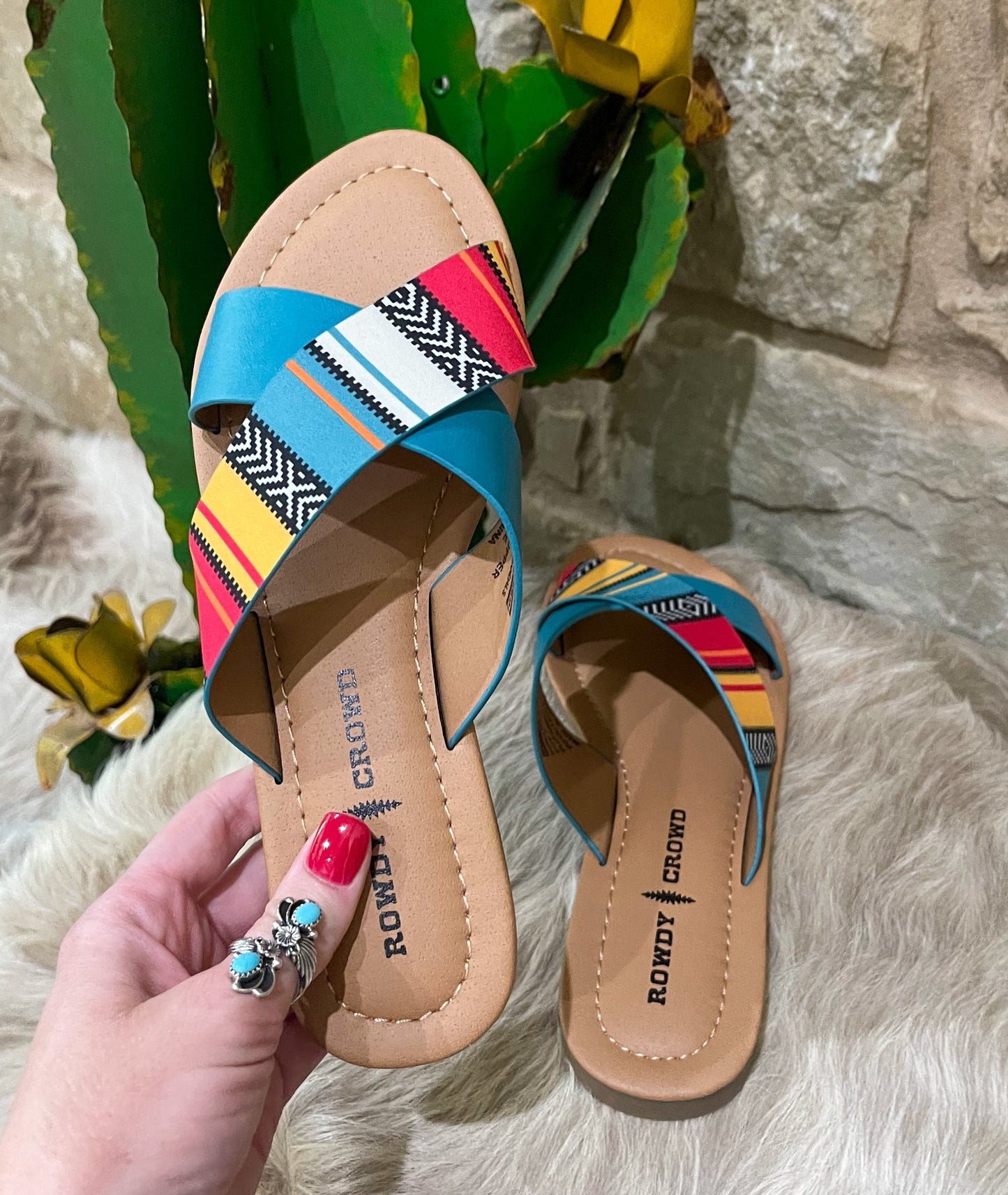 Shiner Serape Sandals