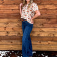 Bucking Horse Button-Up Top