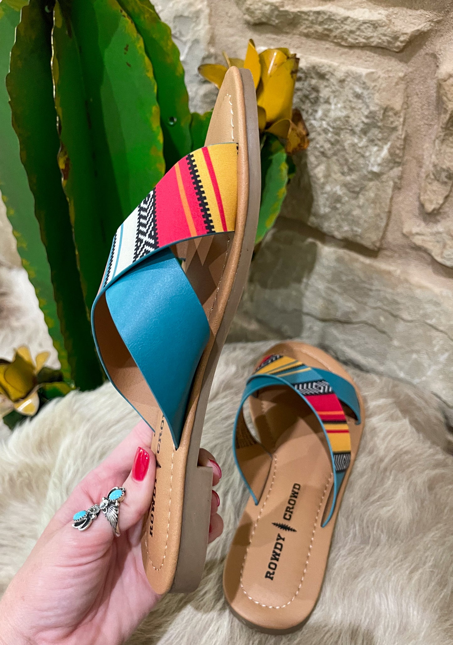 Shiner Serape Sandals