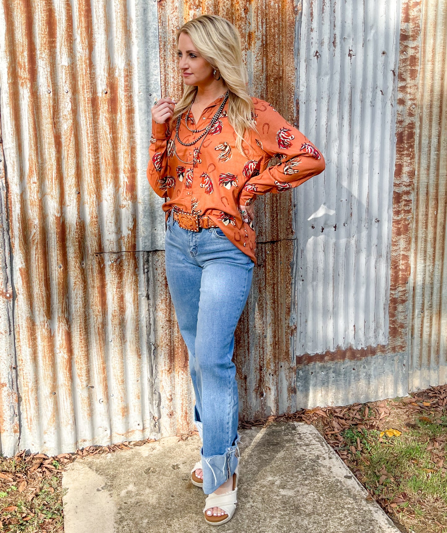 Shenandoah Pearl Snap Top