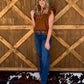 Bella Embroidered Blouse *Camel