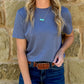 Cloud Basic Free Tee *Denim