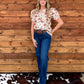 Bucking Horse Button-Up Top
