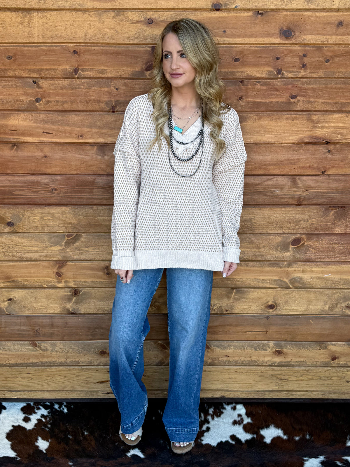 The Becky Sweater *Cream