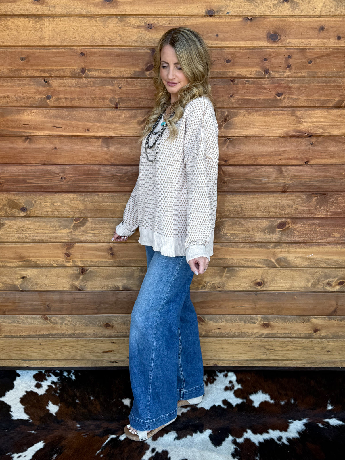 The Becky Sweater *Cream